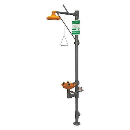 Guardian Equipment G1998 - All-PVC Emergency Eyewash Station & Shower