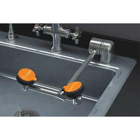 Guardian Equipment G1779LH-L - Plumbed Eyewash, Counter Mount, Plumbed, 15 in H., 6 1/2 in W