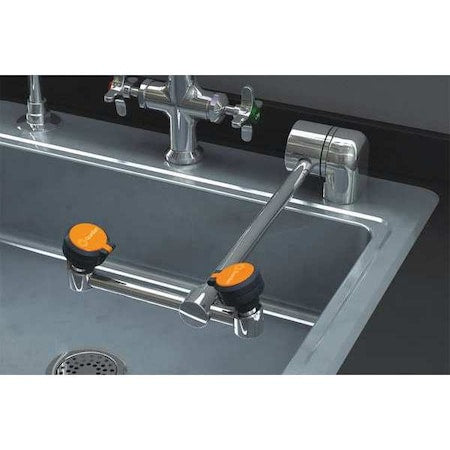 Guardian Equipment G1849LH-L - Plumbed Eyewash, Counter Mount, Plumbed, 15 in H., 6 1/2 in W
