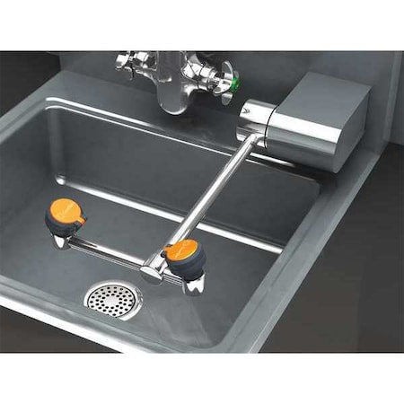 Guardian Equipment G1848LH-L - Plumbed Eyewash, Wall Mount, Plumbed, 14 3/4 in H., 6 1/2 in W