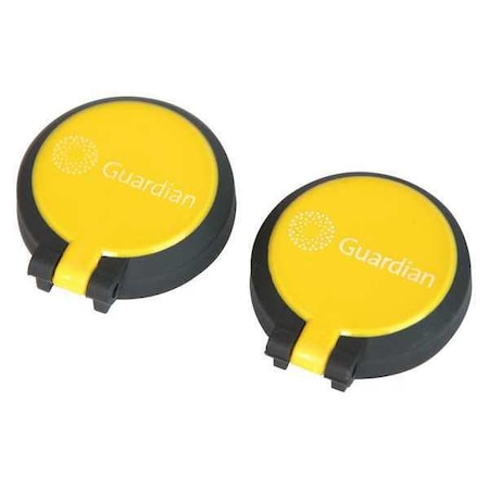 Guardian Equipment AP470-002YEL-R - Spray/Dust Cover, Polypropylene, Gray, Yellow, For Use With, Eyewash