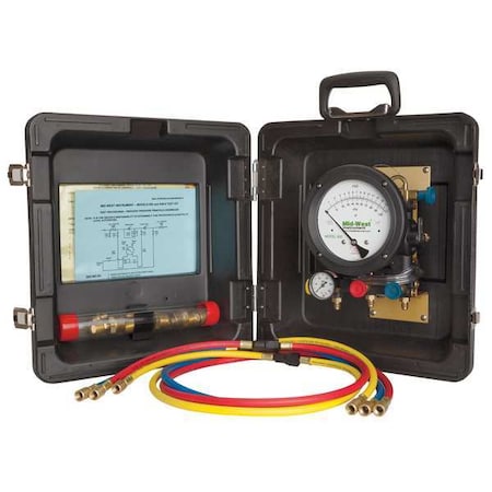 Midwest Instrument 835 - Backflow Preventer Test Kit,Model 835