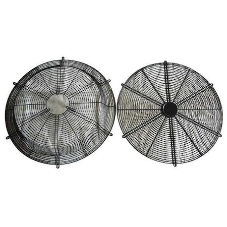 Dayton VEGGS45975G - Fan Guard Set,Black,25-1/16in Dia,Steel
