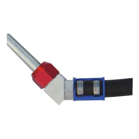 Airsept 76714 - Connector 45 deg,5/8 in Tube to No 10 Hose