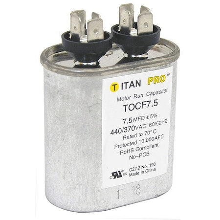 Tpi 61903012 - Motor Run Capacitor, 370 V AC