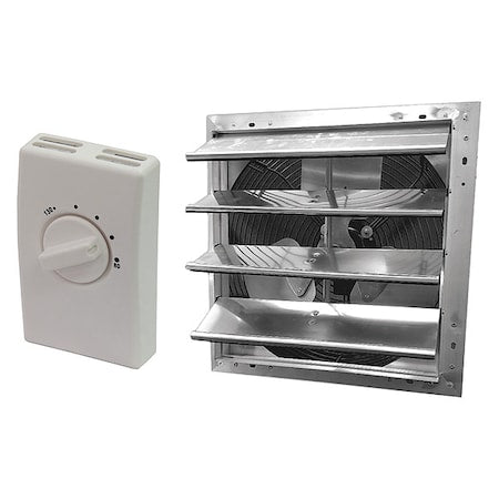 Dayton 347HX9 - DAYTON Alu/Steel 8"H 19.25"W Exhst Fan