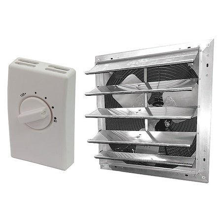 Dayton 347HY0 - DAYTON Alu/Steel 8"H 21.25"W Exhst Fan