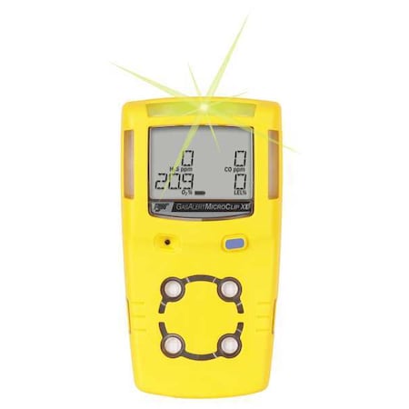 Honeywell Bw MCXL-X000-Y-NA - O2, Audible, Vibrating, Visual, 18 hr Battery Life