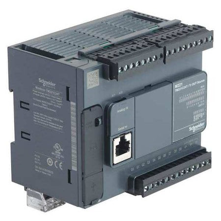 Schneider Electric TM221C24T - Logic Controller,14 Inputs,10 Outputs,2 GB