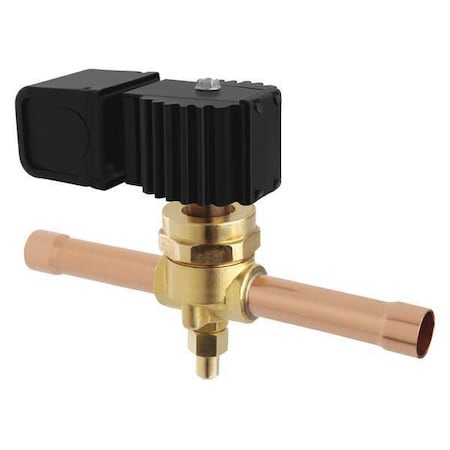 Parker R38E145M - Refrigerant Solenoid Valve,Brass,500 psi