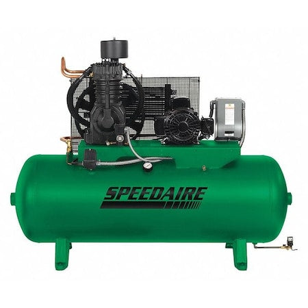 Speedaire 35WC52 - Elec. Air Compressor, 2 Stage, 7.5 HP, 24 CFM, Standards: ASME, CSA