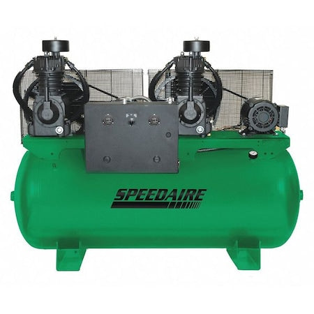 Speedaire 35WC61 - Elec. Air Compressor, Duplex, 5 HP, 32.8 CFM