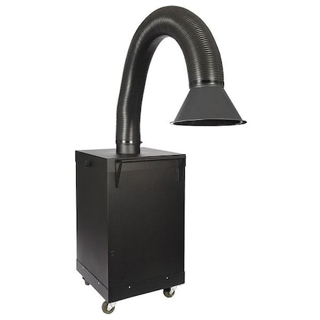Extract-All SP-800 - Portable Fume Extractor, 800 cfm, 1 Arm, 6 ft Arm, 115 V AC, Black, 20 in x 20 in x 36 in