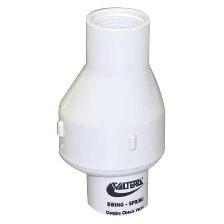 Valterra 200-07F - 3/4" FPT PVC Spring Swing Check Valve