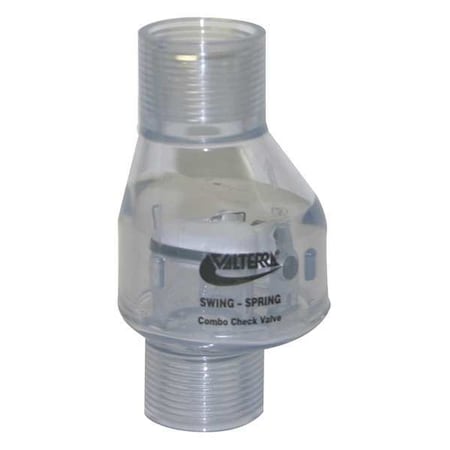 Valterra 200-C07F - 3/4" FPT PVC Spring Swing Check Valve