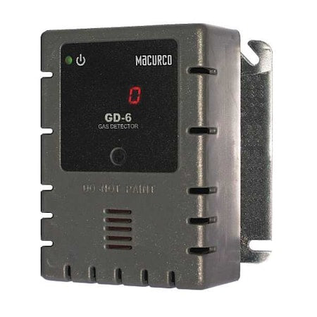Macurco GD-6 - Commercial Series Fixed Gas Detector, Not Rated, Audible and Visual, LED