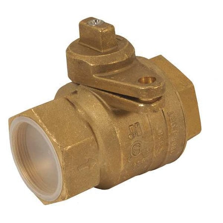Jomar Valve 240-008B - 2" FNPT Brass Gas Ball Valve Inline