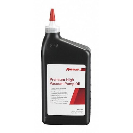 Robinair 13203 - Premium High Vacuum Pump Oil, 1 qt, 12 PK