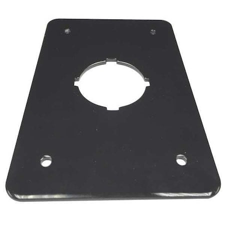 Rees 01004-003 - Switch Plate,30.5mm Switches,Black