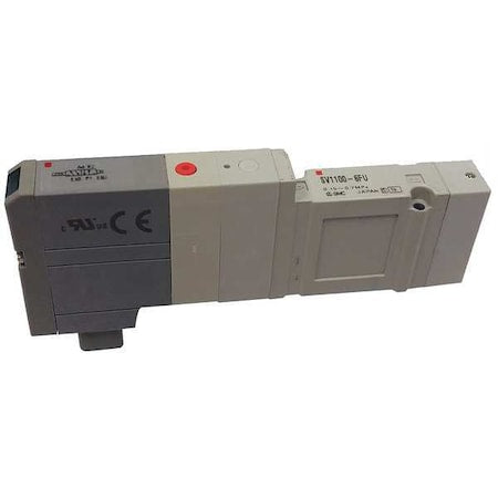 Smc SV1100-6FU - Solenoid Air Con Valve,Five-Way,101 psi