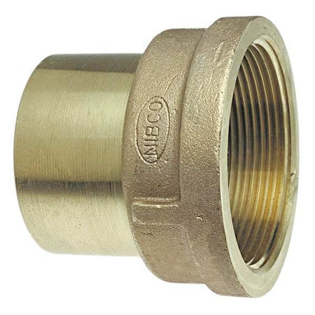 Nibco 7032R 1/2X1/4 - Straight,Bronze,FTG1/2in,FNPT1/4in