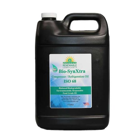 Renewable Lubricants 87853 - Compressor Oil,1 gal,Bottle,68 ISO Grade