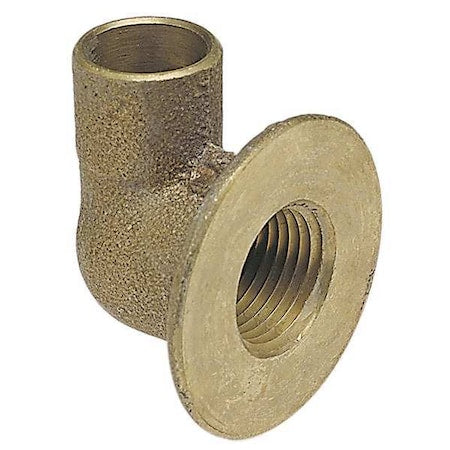 Nibco 708 1/2 - Flange Elbow,Bronze,Cup1/2",FNPT1/2"