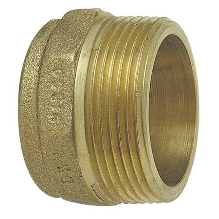 Nibco 804 2 - DWV Adapter,Cast Bronze,C x MNPT,2 In