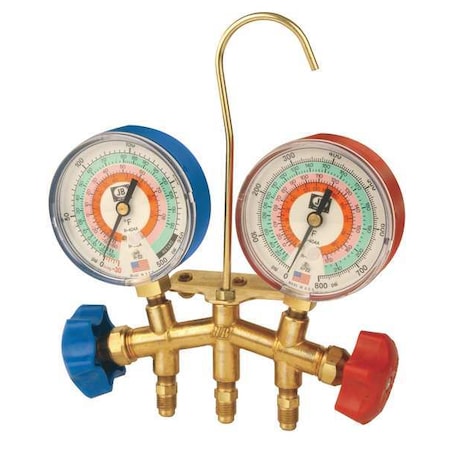 Jb Industries M2-25515 - Manifold Gauge Set,5 ft L,3 1/8 in Gauge
