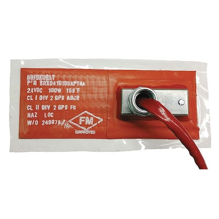 Briskheat SRX242414402PT4A - Heating Blanket, Hazardous-Area, 240 V, 1440 W, 24"W x 24"L, PSA, T4 A