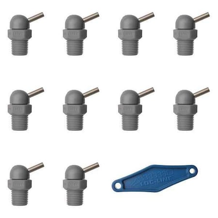 Loc-Line 79070-G - Nozzle,CT Style,0.117in.dia,PK10