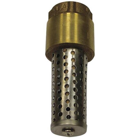 Campbell FV-6TLF - 1-1/2" FNPT Low Lead Brass Spring Foot Valve
