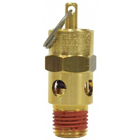 Control Devices ST25-1A080 - Air Safety Valve,1/4" NPT Inlet,80 psi