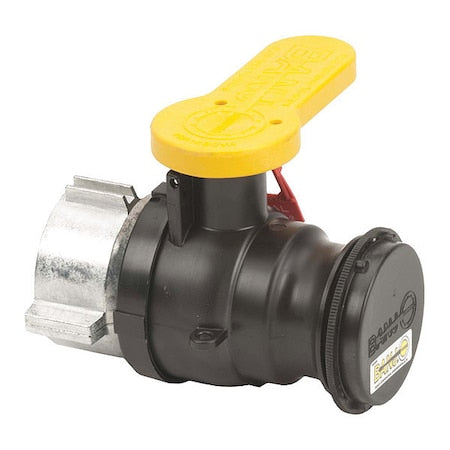 Banjo W230238 - Manual 2-Way Ball Valve,Buttress,Polypro
