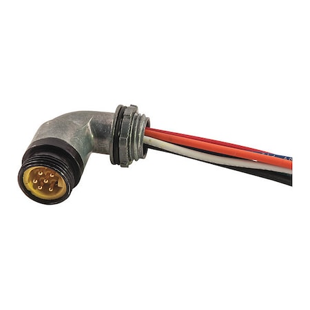 Remke 106AU0010M - Receptacle,Mini Size,Male,6 Pole,1 ft.