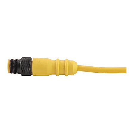Remke 503E0164L - Cordset,Single Key,PUR,M,3 Pole,16.4 ft.