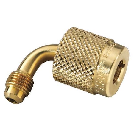 Yellow Jacket 19209 - Quick Coupler,Low Loss,1/4 In Mx F,90 Deg