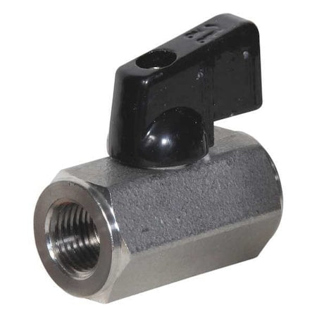 G-SSMF-18NL - 1/8" FNPT Stainless Steel Mini Ball Valve Inline