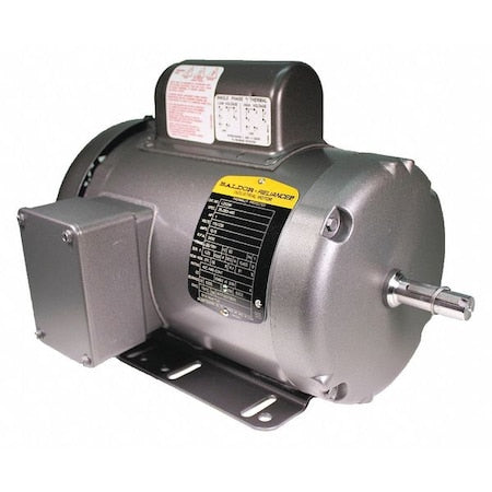 Baldor-Reliance L3509M - Capacitor-Start/Run General Purpose Motor, 1 hp HP, 115/230 V AC Voltage, 56 H Frame