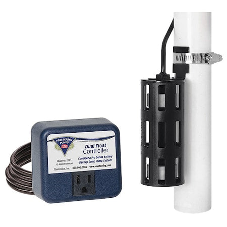 Pro Series Pumps DFC1 - NO Caged Dual Micro-reed Automatic Float Switch 120 VAC