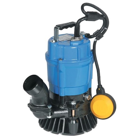 Tsurumi HSZ2.4S-62 (AUTO, 115V) - 2" 1/2 HP Submersible Trash Pump with Ball Float Attached