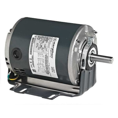 Leeson 5KH39QN5514T - Split-Phase 1/3 HP, 48 Y Frame, 115 V AC Voltage, 1,725 Nameplate RPM 8 15/16 in Overall Length