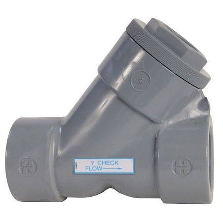 Hayward Flow Control YC20050FE - Y-Check Valve, 1/2", CPVC/EPDM, Flanged