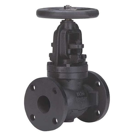 Milwaukee Valve 2981-M 8" - Globe Valve,8",Cast Iron,Flange,125 psi