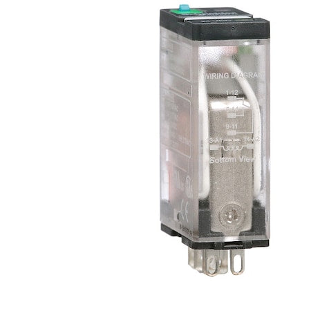 Schneider Electric 781XAXRM4L-24D - Socket, General Purpose Relay, Square, 15 A, 5 Pins, Faston Connector