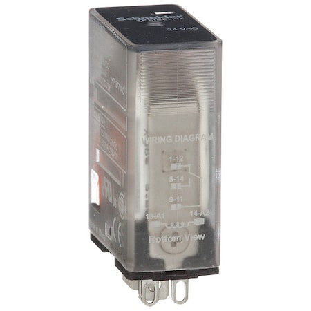 Schneider Electric 781XAXRC-24A - Socket, General Purpose Relay, Square, 15 A, 5 Pins, Faston Connector