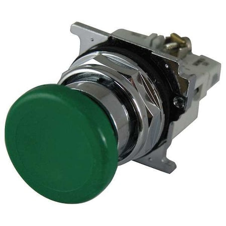 Eaton 10250T123-3 - Mushrm Head Push Button,Non Illum,Grn,2 NC