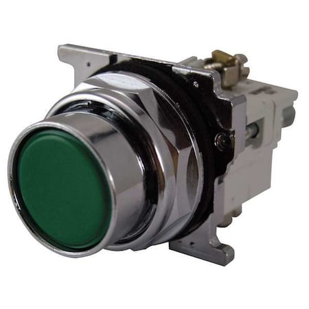 Eaton 10250T103-3 - Flush Push Button Operator,Non Illum,Grn,2 NC