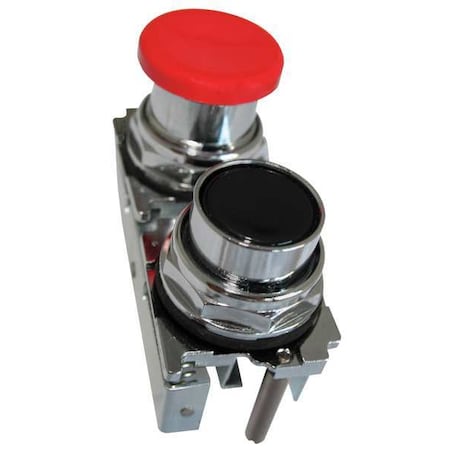 Eaton 10250TA68 - Pendant Push Button,Blk,Rd,Non Illum,30mm