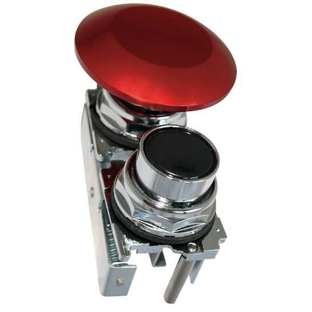 Eaton 10250TA76 - Pendant Push Button,Blk,Rd,Non Illum,30mm